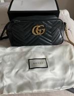 Gucci Marmont tas, Ophalen of Verzenden, Gebruikt, Zwart, Handtas