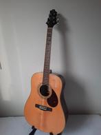 Samick D5 western met massief bovenblad Nieuwe snaren, hoes, Ophalen of Verzenden, Zo goed als nieuw, Western- of Steelstringgitaar