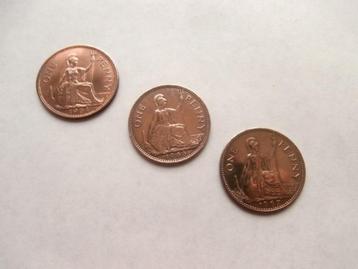 Munten Groot Brittannië Engeland 1964 -1966 -1967 beschikbaar voor biedingen