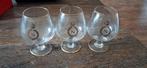 Napoleon Cognac Glaasjes - Set van 3 Vintage, Antiek en Kunst, Antiek | Glas en Kristal, Ophalen of Verzenden