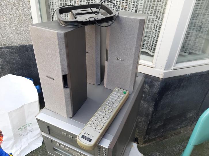 Sony Mini stereotoren, HTC-NX3 en NX!, versterker, Audio, Tv en Foto, Stereo-sets, Gebruikt, Cassettedeck, Cd-speler, Tuner of Radio