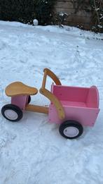 Houten bakfietsje, Ophalen, Zo goed als nieuw, Loopfiets