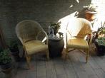 2 rieten stoelen gratis niet kapot, Ophalen, Gebruikt, Twee, Bruin