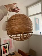IKEA Rieten Hanglamp Rond, Ophalen of Verzenden, Zo goed als nieuw, Hout, Minder dan 50 cm
