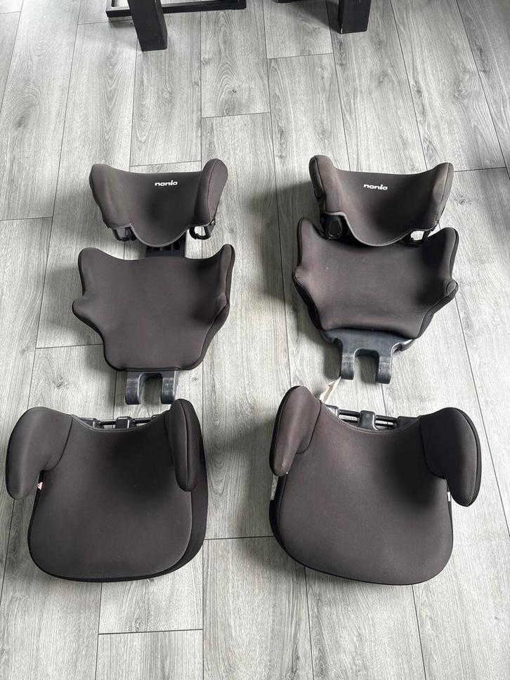 2x Nania Autostoel 15-36 kg, Kinderen en Baby's, Autostoeltjes, Gebruikt, Overige merken, 15 t/m 36 kg, Autogordel, Afneembare rugleuning