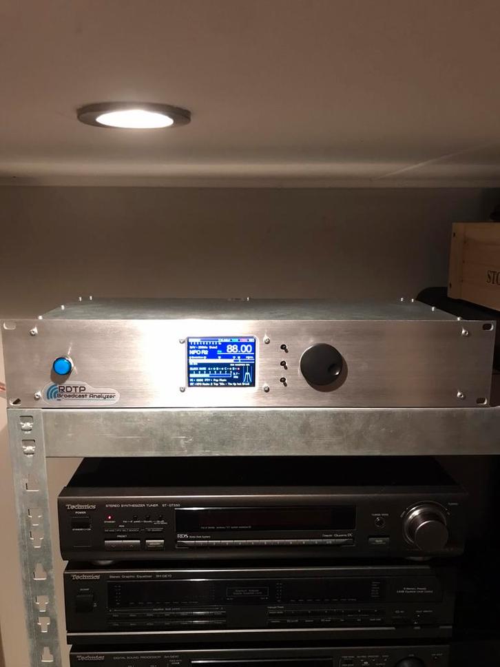 RDTP teff tuner/mpx analyzer., Audio, Tv en Foto, Professionele Audio-, Tv- en Video-apparatuur, Zo goed als nieuw, Audio, Ophalen of Verzenden