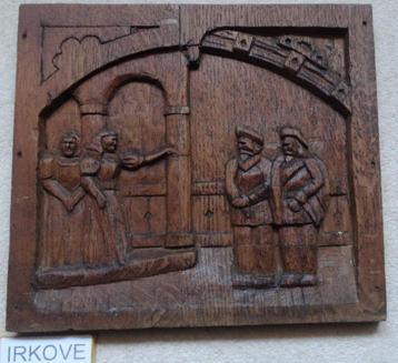 HOUTSNIJWERK * TWEE FRAAIE PLANKEN * Handwerk * beschikbaar voor biedingen