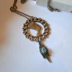 Oud Egyptische ketting hanger, Verzenden, Gebruikt, Zilver, Overige materialen