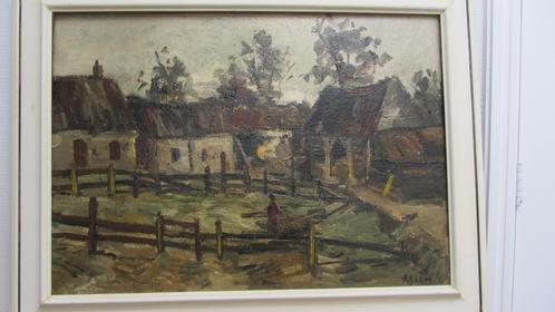 Harry Balm - Heemstede boerderij van Schie, Antiek en Kunst, Kunst | Schilderijen | Klassiek, Ophalen