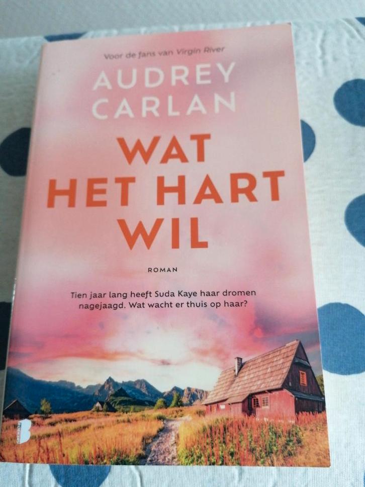 Wat het hart wil van Audrey Carlan, Boeken, Romans, Zo goed als nieuw, Ophalen of Verzenden