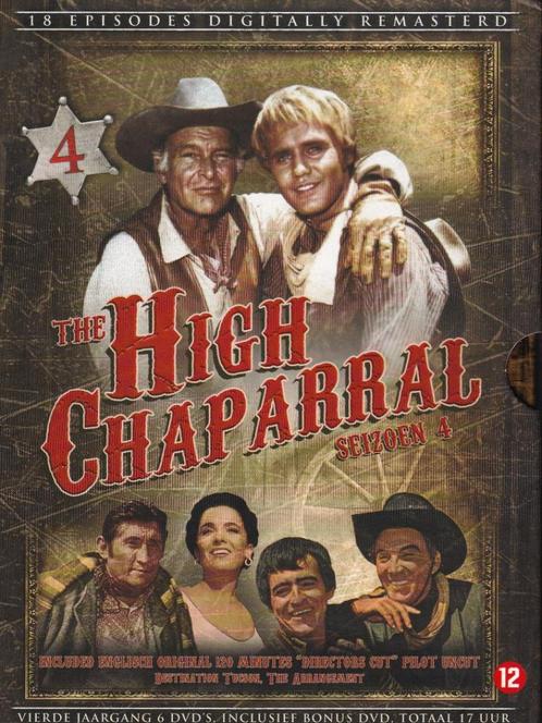 Te koop 6dvdbox the high chaparral seizoen 4 (18 episodes, Cd's en Dvd's, Dvd's | Actie, Actie, Boxset, Vanaf 12 jaar, Ophalen of Verzenden