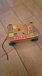 Houten Alphabet blocks, Kinderen en Baby's, Speelgoed | Houten speelgoed, Ophalen of Verzenden, Gebruikt