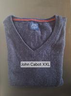 Warme blauwe wollen trui van John Cabot maat XXL, Blauw, Trui of Vest, Ophalen of Verzenden, Zo goed als nieuw