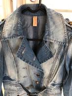 Vero Moda spijkerjas met aparte sluiting en riem maat 36/38, Blauw, Vero Moda, Ophalen of Verzenden, Zo goed als nieuw