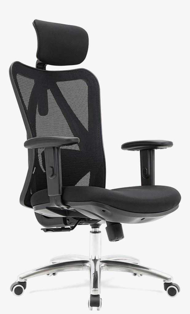 LifeGoods Ergonomische Bureaustoel Office Chair, Huis en Inrichting, Bureaustoelen, Zo goed als nieuw, Bureaustoel, Zwart, Ergonomisch