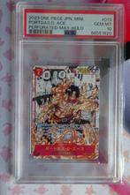 One Piece Portgas D. Ace OP-02 Promo Manga Japanse PSA 10, Ophalen of Verzenden, Nieuw