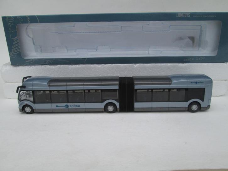 LionToys Phileas bus, Eindhoven Centraal / Eindhoven Airport, Hobby en Vrije tijd, Modelauto's | 1:50, Nieuw, Bus of Vrachtwagen