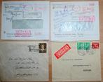 partijtje oudere enveloppen en 1 postblad, Postzegels en Munten, Brieven en Enveloppen | Nederland, Ophalen of Verzenden, Envelop