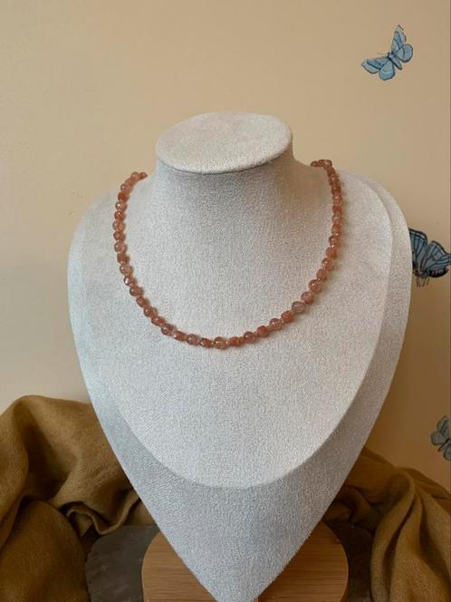 Zonnesteen vreugde beschermt intuïtie vertrouwen geluk magie, Sieraden, Tassen en Uiterlijk, Kettingen, Nieuw, Steen of Mineraal