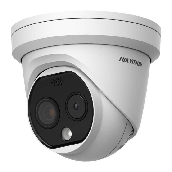 Hikvision DS-2TD1228-2/QA - Thermisch bi-spectrum dome, Audio, Tv en Foto, Videobewaking, Nieuw, Buitencamera, Ophalen of Verzenden