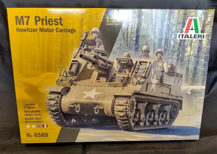 Italeri 1/35 M7 Priest - Factory sealed, Hobby en Vrije tijd, Modelbouw | Auto's en Voertuigen, Nieuw, Tank, 1:32 tot 1:50, Italeri