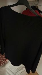 Zwarte gebreide trui maat L dames, La Fee Maraboutee, Zwart, Maat 42/44 (L), Ophalen of Verzenden