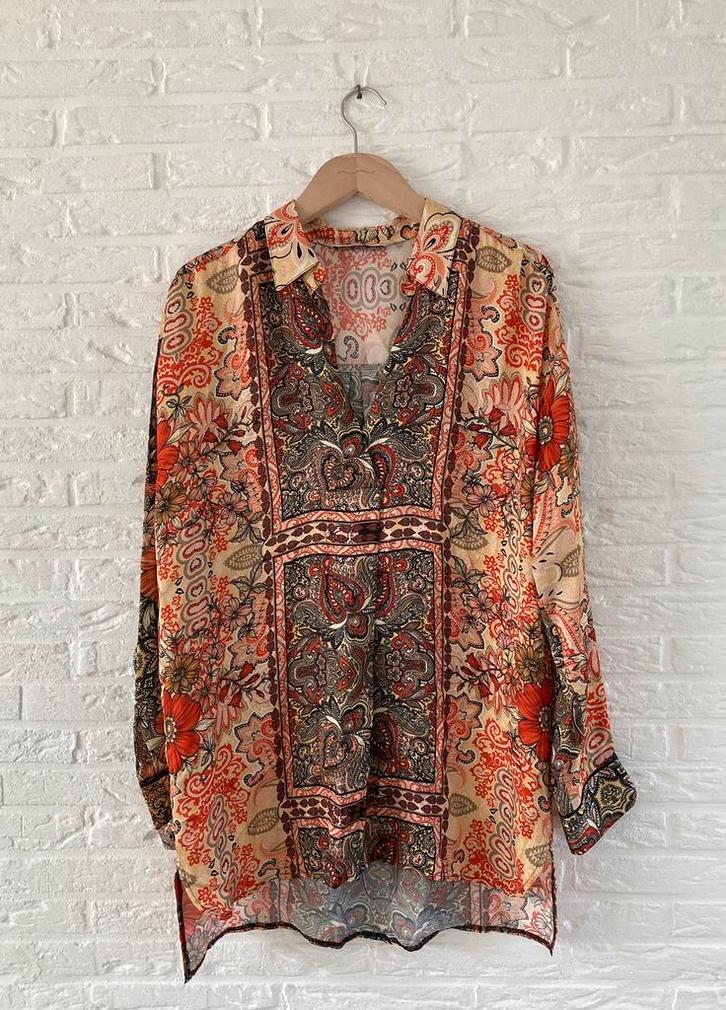 Prachtige lange blouse van het merk Summum 36 S, Kleding | Dames, Blouses en Tunieken, Zo goed als nieuw, Maat 36 (S), Ophalen of Verzenden