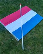 Vlaggenstok hout 2 m met
Vlag 150x 95 cm, Diversen, Vlaggen en Wimpels, Ophalen, Zo goed als nieuw