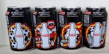 Coca-Cola Zero Blikkenset uit Spanje EURO2012 4 st. beschikbaar voor biedingen