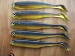 5 stuks DAM Effzett Longhorn roofvis shads / kunstaas shads, Ophalen of Verzenden, Nieuw, Overige typen