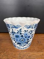 Delftsblauwe bloempotten, Tuin en Terras, Bloempotten, Ophalen, Rond, Binnen, Zo goed als nieuw