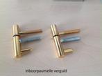 inboorpaumelle verguld messing kleur, -, Nieuw, Ophalen of Verzenden, -