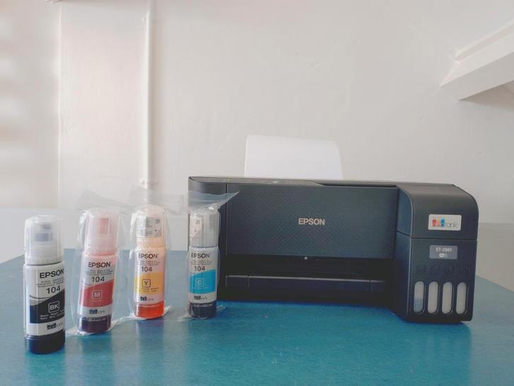 Nieuwe Epson EcoTank Printer ET2861 met garantie, Computers en Software, Printers, Nieuw, Ophalen