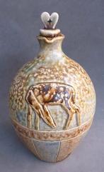 Om 1940-1945 Wijwaterkruik Terraco Draak Sint Joris Beesel, Ophalen of Verzenden