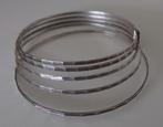 ZILVEREN RINKELARMBANDJES (JAREN 60/70), Verzenden, Zilver, Armband