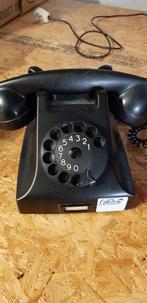 Bakeliet zwarte telefoon PTT, Antiek en Kunst, Antiek | Woonaccessoires, Ophalen of Verzenden