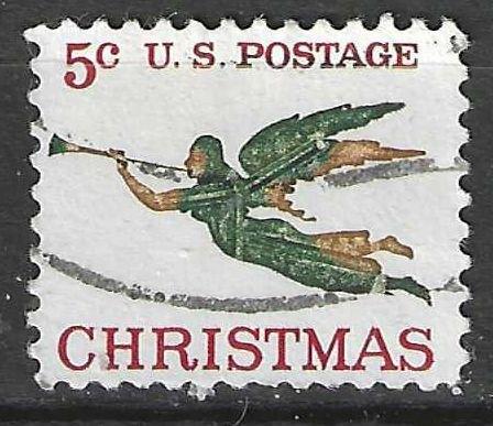 USA 1965 - Yvert 793 - Aartsengel Gabriel (ST), Postzegels en Munten, Postzegels | Amerika, Gestempeld, Noord-Amerika, Verzenden