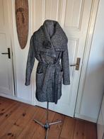 Mooie tweed jas grijs/zwart maat S, Ophalen of Verzenden, Zo goed als nieuw, Maat 36 (S), Zwart