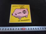 sticker centrale volksbank uw spaarvarken strip gulden *, Ophalen, Zo goed als nieuw, Bedrijf of Vereniging