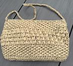 Olijfgroene Gehaakte Raffia Zomertas - Handmade, Ophalen of Verzenden, Nieuw, Groen, Handtas
