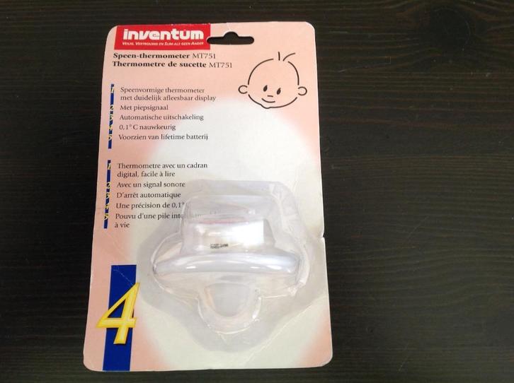 Nieuwe speenthermometer van Inventum, Kinderen en Baby's, Badjes en Verzorging, Nieuw, Overige typen, Overige merken, Ophalen of Verzenden