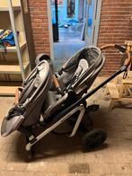 Maxi cosi lila duowagen, Kinderen en Baby's, Kinderwagens en Combinaties, Ophalen, Gebruikt, Verstelbare duwstang, Combiwagen