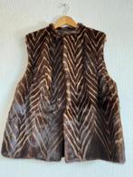 Echte Bont bodywarmer te koop, Kleding | Dames, Bodywarmers, Ophalen of Verzenden, Zo goed als nieuw, Zwart