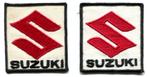 2x vintage Suzuki patch, Ophalen of Verzenden, Zo goed als nieuw, Motoren