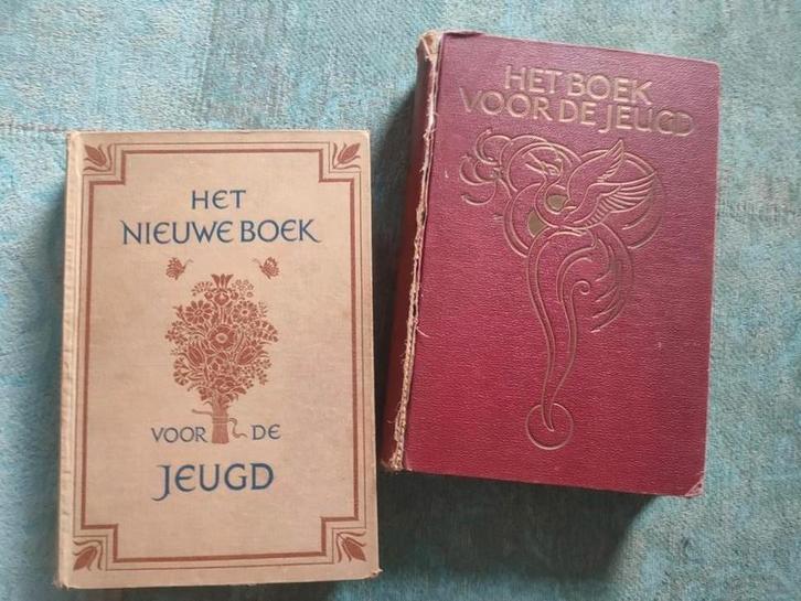 Twee Antieke Jeugdboeken: Boek voor de Jeugd & Nieuwe Boek, Boeken, Kinderboeken | Jeugd | onder 10 jaar, Gelezen, Fictie algemeen
