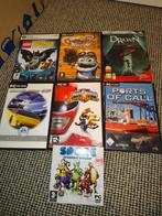 Pc games: Lego Batman, Crazy Frog, Drawn, Nfs, Power Rangers, 1 speler, Racen en Vliegen, Ophalen of Verzenden, Zo goed als nieuw