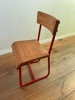 Vintage stoeltje voor kinderen/ kleuters hout metaal, Gebruikt, Ophalen