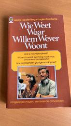 Wie weet waar Willem wever woont-Gerard van den Berg, Ophalen of Verzenden, Zo goed als nieuw