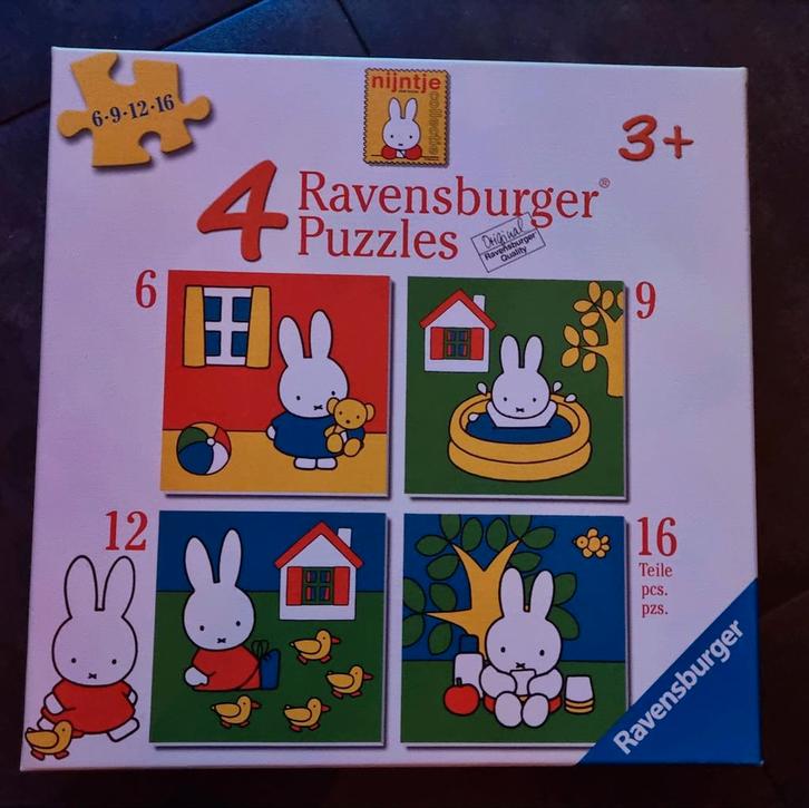 Nijntje Puzzel 3-in-1 - Zo Goed Als Nieuw!, Kinderen en Baby's, Speelgoed | Kinderpuzzels, Zo goed als nieuw, 2 tot 4 jaar, 10 tot 50 stukjes