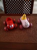 Barbapapa houten auto's met poppetje, Verzamelen, Poppetjes en Figuurtjes, Gebruikt, Ophalen of Verzenden